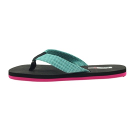 American Club American women's foam flip-flops green 2