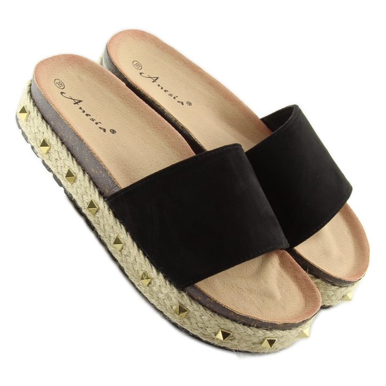 Black espadrilles N-15 black 1