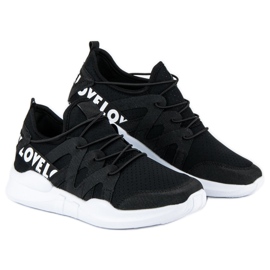 Fashionable sports shoes white black 2