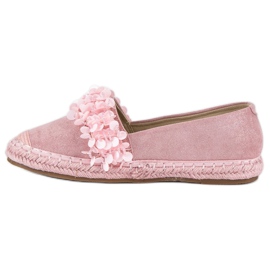 Suede espadrilles vices pink 1