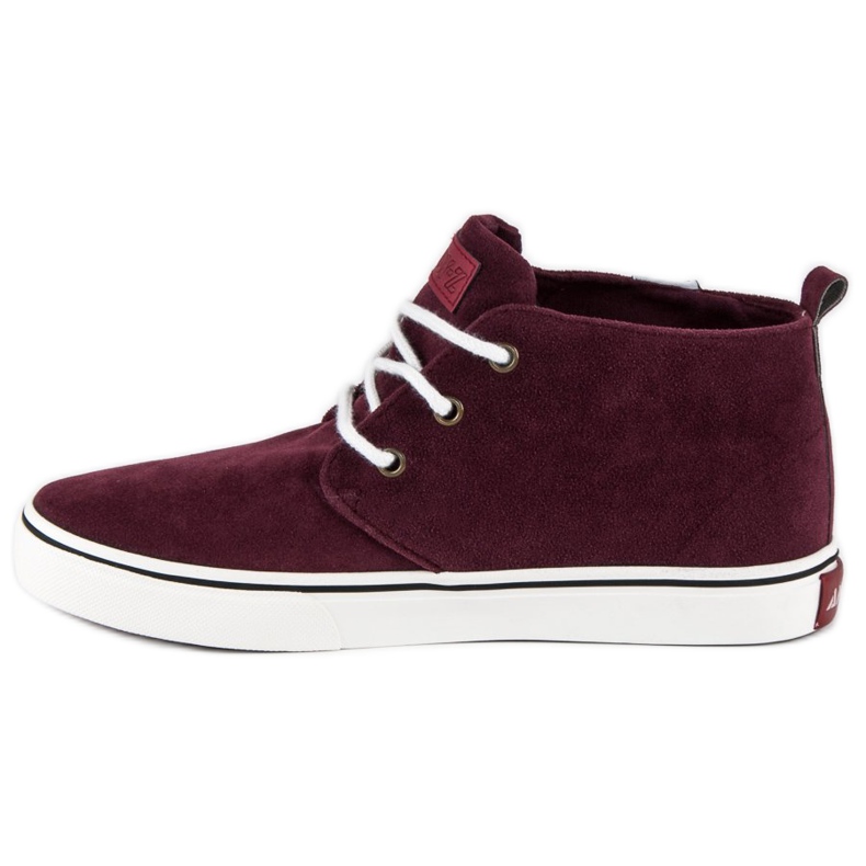 Andy Z Suede Ankle Sneakers red 1
