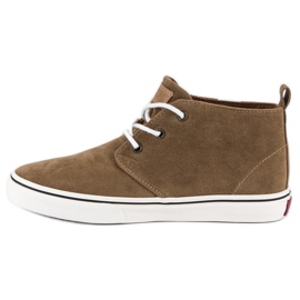 Andy Z Suede Ankle Sneakers brown 1