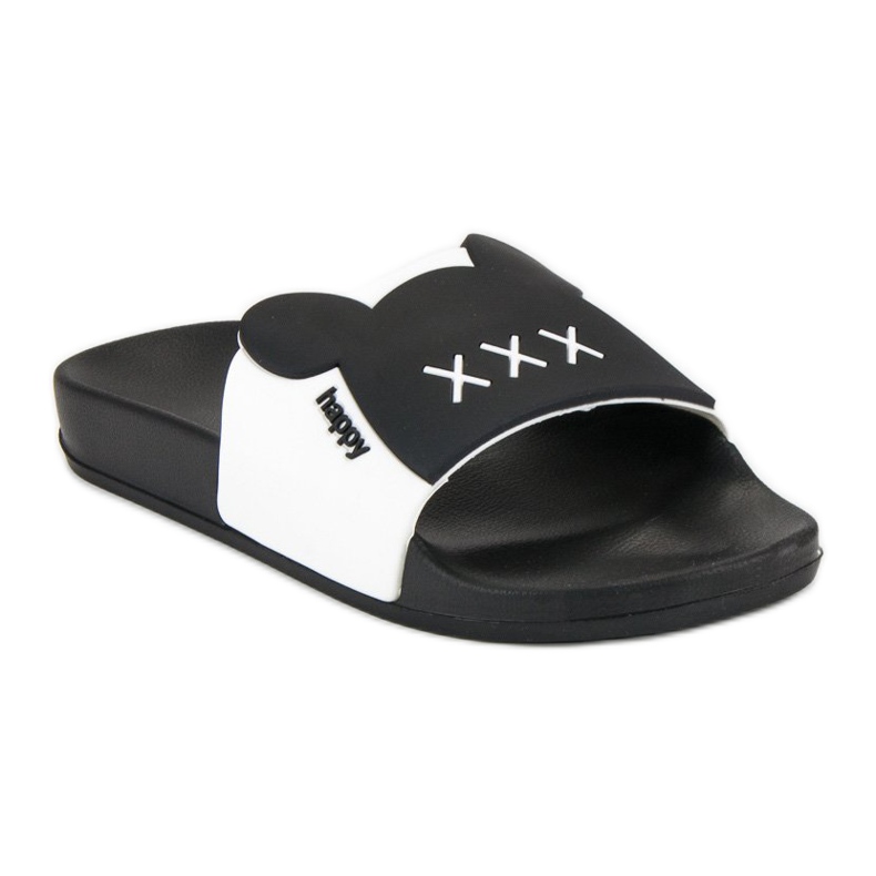 Fashionable vices slippers black 1