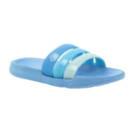 American Club American women's pool slippers blue 1