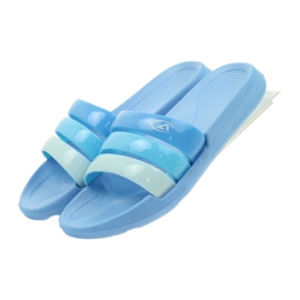 American Club American women's pool slippers blue 4