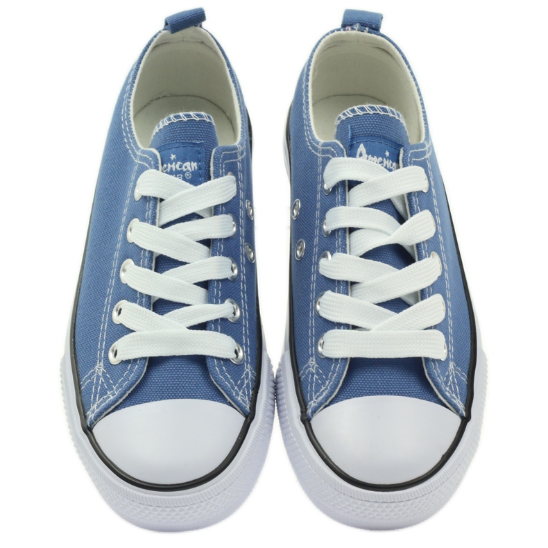 American Club American sneakers children's shoes blue sneakers 3
