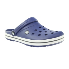 American Club Crocs clogs slippers navy blue sandals 1