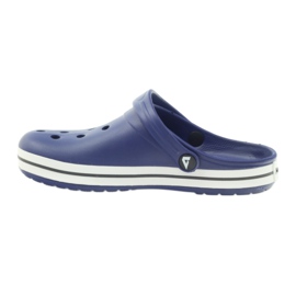 American Club Crocs clogs slippers navy blue sandals 2