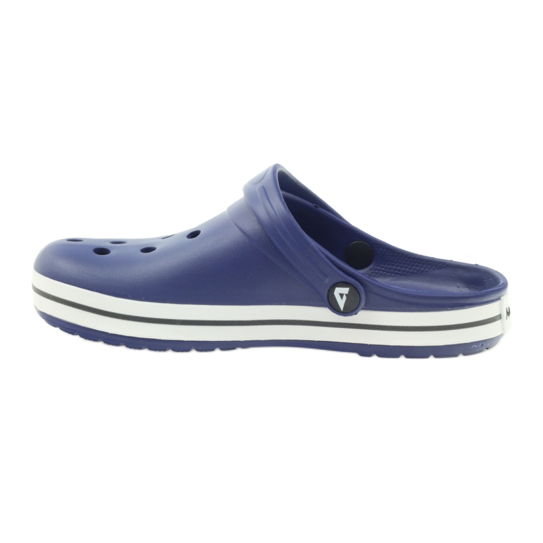 American Club Crocs clogs slippers navy blue sandals 2