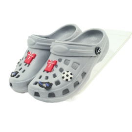 American Club Clogsy slippers Ronaldo gray American grey 4