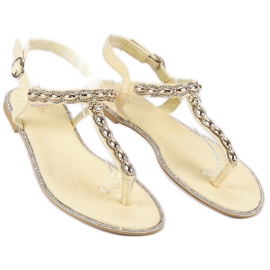Elegant VICES flip-flops yellow 1