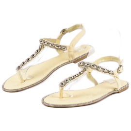 Elegant VICES flip-flops yellow 2