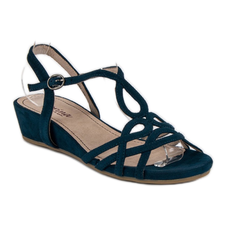 Corina Comfortable summer sandals navy blue 1 Corina Comfortable summer sandals navy blue 1
