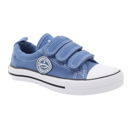 American Club American blu Velcro sneakers blue 1
