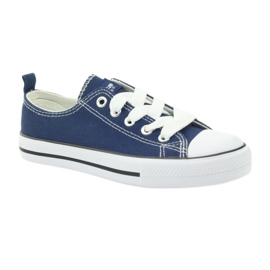 American Club navy blue tied sneakers 1 American Club navy blue tied sneakers 1