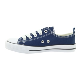 American Club navy blue tied sneakers 2 American Club navy blue tied sneakers 2
