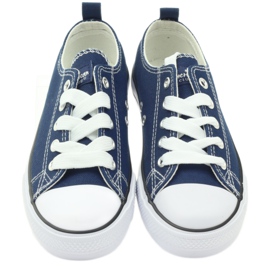 American Club navy blue tied sneakers 3 American Club navy blue tied sneakers 3
