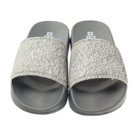 Profiled slippers Big Star glitter grey 3