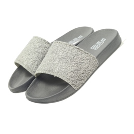 Profiled slippers Big Star glitter grey 4