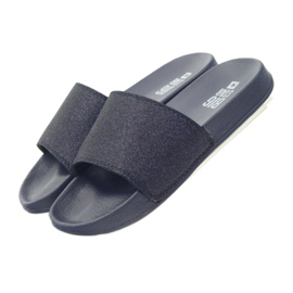 Profiled slippers Big Star glitter navy blue 4 Profiled slippers Big Star glitter navy blue 4