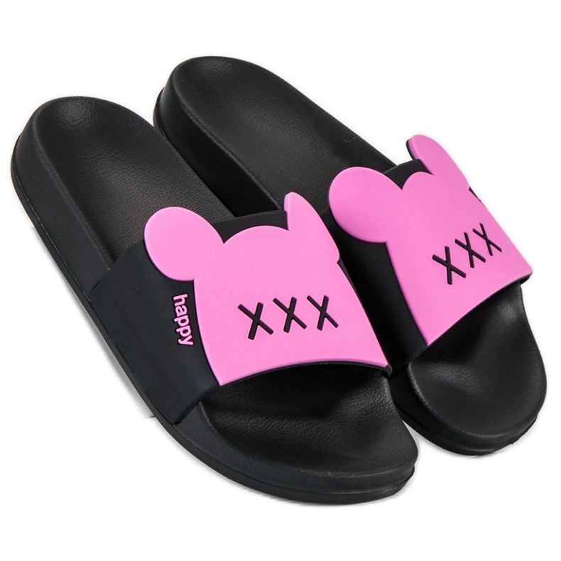 Fashionable vices slippers pink 1