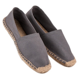 Gray espadrilles grey 1