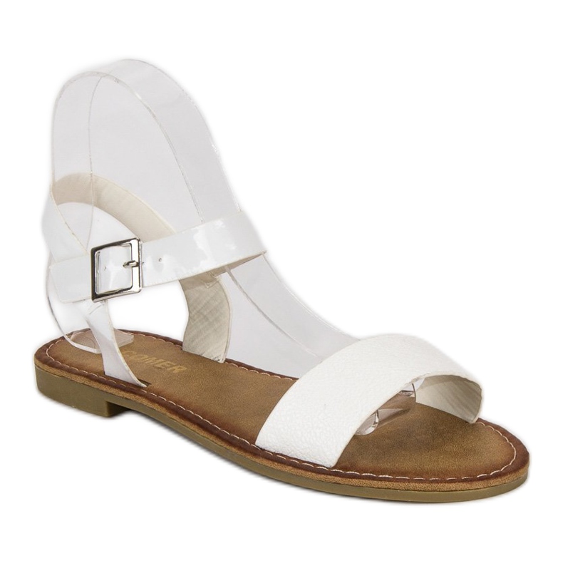 Comer Elegant white sandals 1