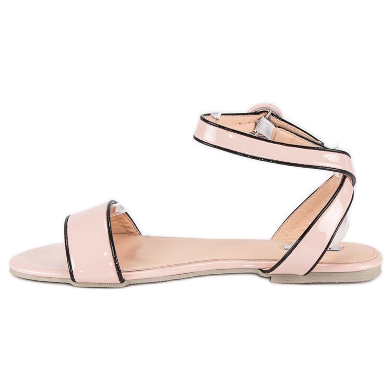 Lacquered Sandals VICES pink 1