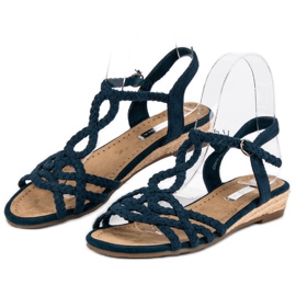 Corina Ladies' navy blue sandals 2 Corina Ladies' navy blue sandals 2