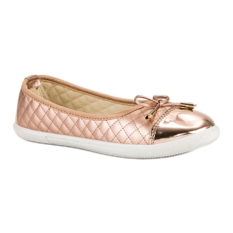 Quilted ballerinas pink 2 Quilted ballerinas pink 2
