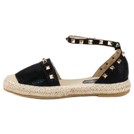 Fama Black Espadrilles Sandals 1