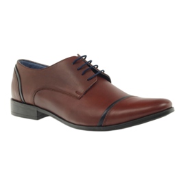 Men's VENI VICI 149 brown slippers navy blue 1