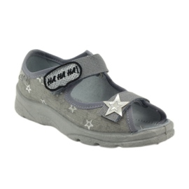 Girls' sandals Befado 969y122 gray grey 1