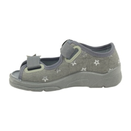 Girls' sandals Befado 969y122 gray grey 2