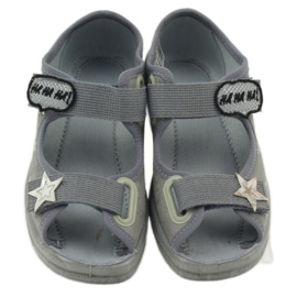 Girls' sandals Befado 969y122 gray grey 4