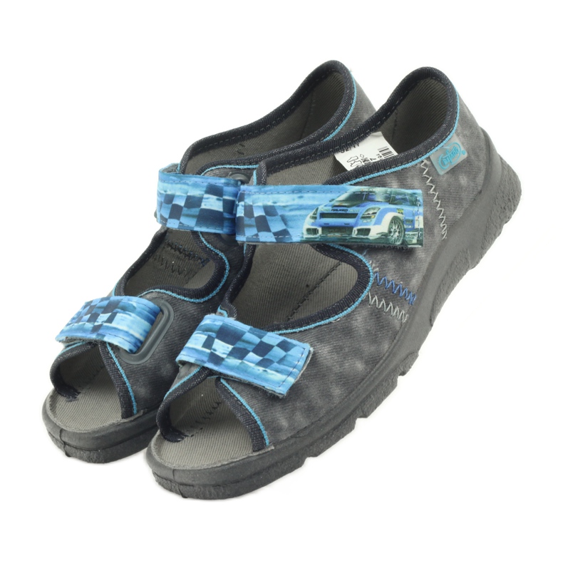 Befado 969y117 gray sandals blue grey 4 Befado 969y117 gray sandals blue grey 4