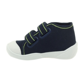Befado 212p054 navy blue sneakers slippers green 2