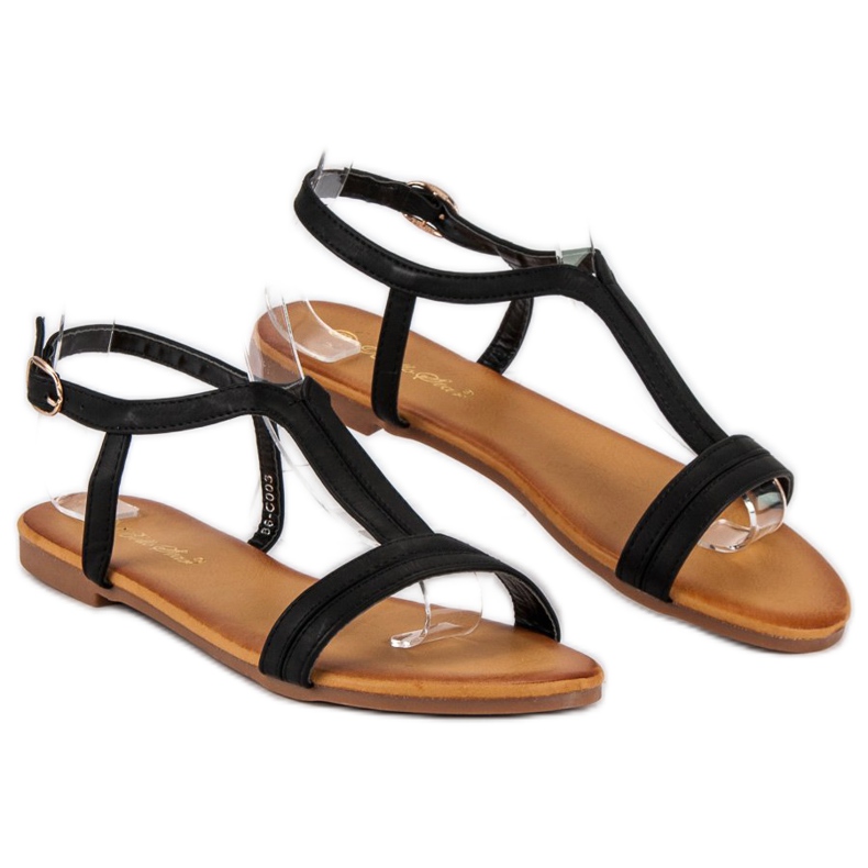 Bella Star Comfortable women's sandals black 2 Bella Star Comfortable women's sandals black 2