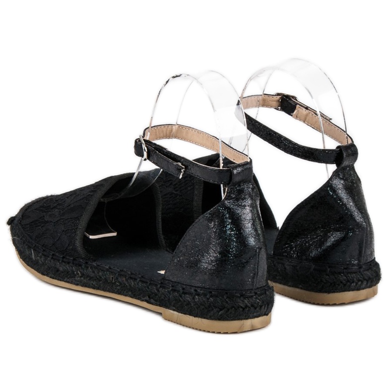 Nio Nio Lace espadrilles black 2