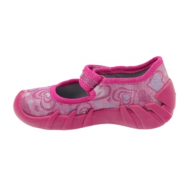 Befado children's shoes 109p154 slippers pink 2 Befado children's shoes 109p154 slippers pink 2