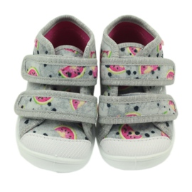 Sneakers slippers in Befado gray watermelons grey green pink 3 Sneakers slippers in Befado gray watermelons grey green pink 3