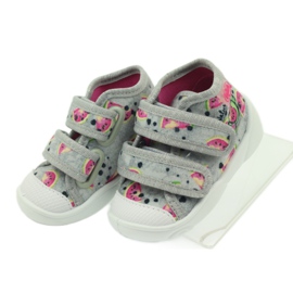 Sneakers slippers in Befado gray watermelons grey green pink 4