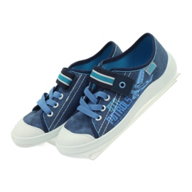 Slippers of boys' Sneakers Befado 251y092 blue navy blue 4