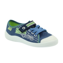 Slippers of boys' Sneakers Befado 251x093 blue green navy blue 1 Slippers of boys' Sneakers Befado 251x093 blue green navy blue 1