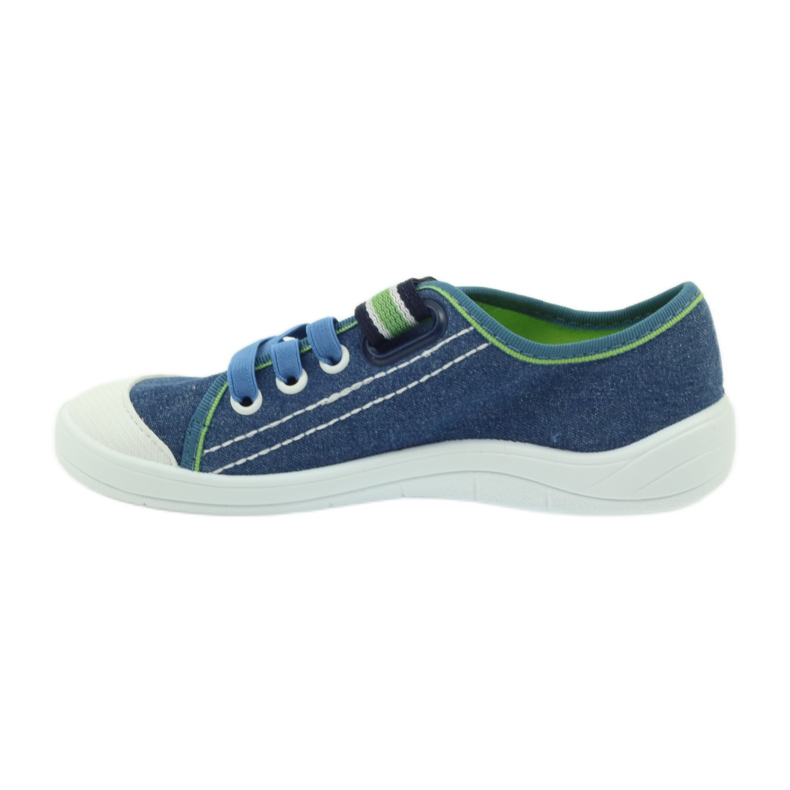 Slippers of boys' Sneakers Befado 251x093 blue green navy blue 2