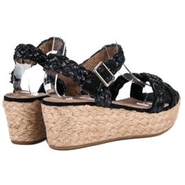 Corina Black espadrilles sandals 3