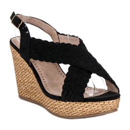 Corina Casual wedge sandals black 1 Corina Casual wedge sandals black 1