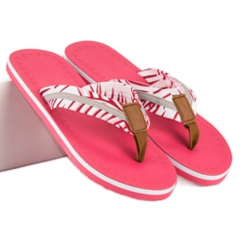 Ax Boxing Textile flip-flops pink 1
