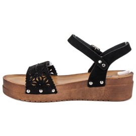 Fashionable black sandals 1 Fashionable black sandals 1