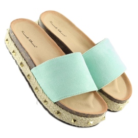 Mint espadrilles LS51 LT.GREEN 2